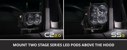 Diode Dynamics 19-25 Toyota RAV4 Stage Series Ditch Light Bracket Kit