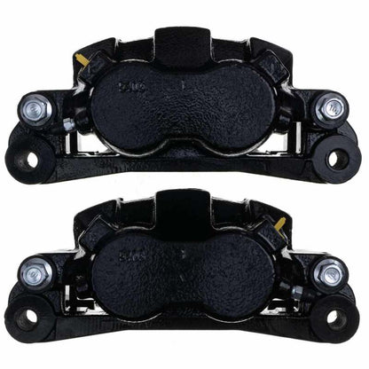 PowerStop Power Stop 00-05 Ford Excursion Front Black Caliper - Pair w/Bracket
