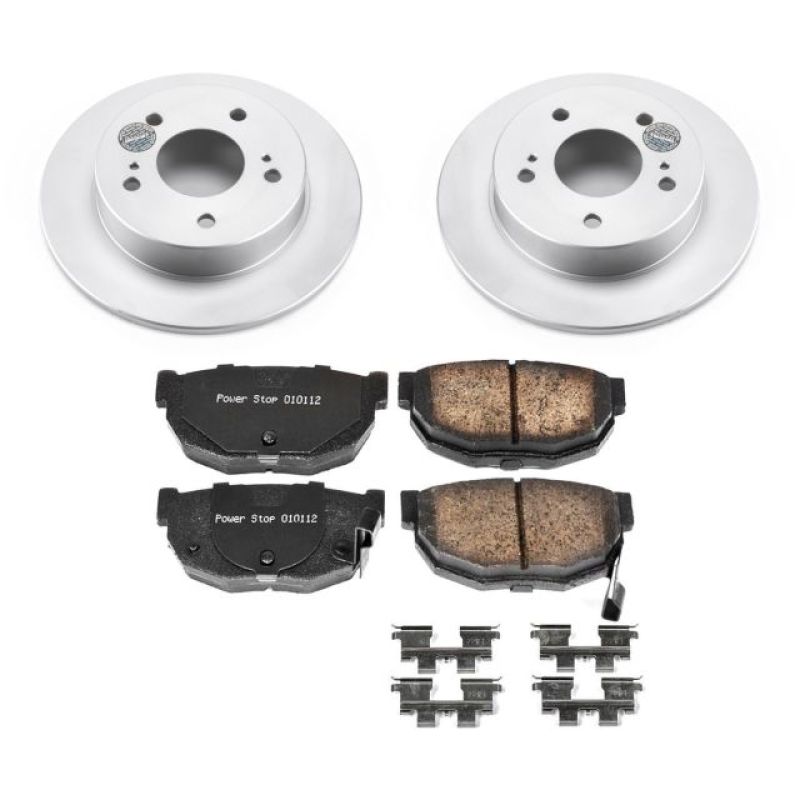 PowerStop Power Stop 94-98 Nissan 240SX Rear Z17 Evolution Geomet Coated Brake Kit