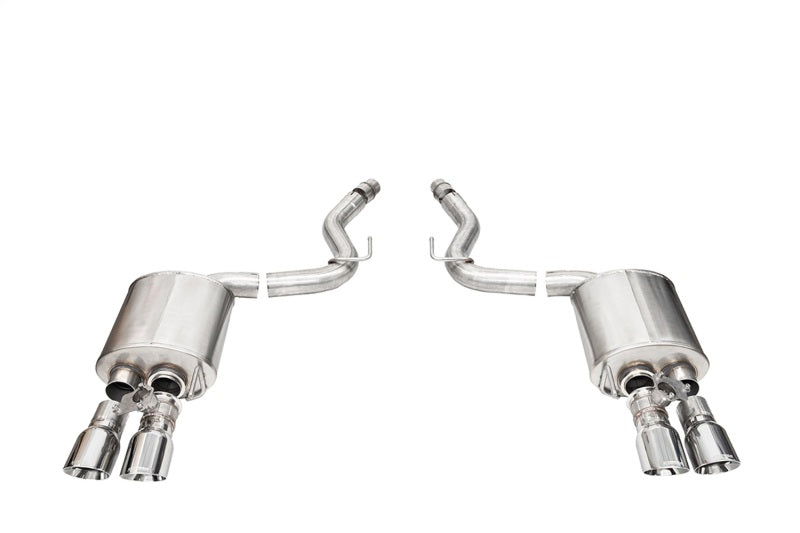 CORSA Performance Corsa 2024+ Ford Mustang V8 5.0L 3in Axle-Back Exhaust System w/ Twin 4in Polished Pro-Series Tips