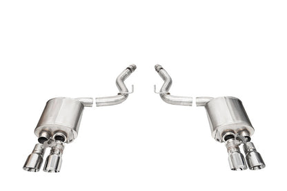 CORSA Performance Corsa 2024+ Ford Mustang V8 5.0L 3in Axle-Back Exhaust System w/ Twin 4in Polished Pro-Series Tips