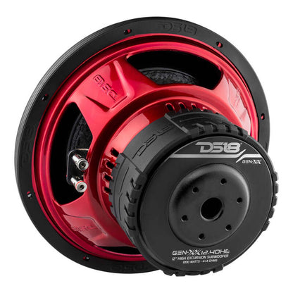DS18 12in 600 Watts RMS 4 ohm DVC Double Stacked Magnet High Excursion Subwoofers