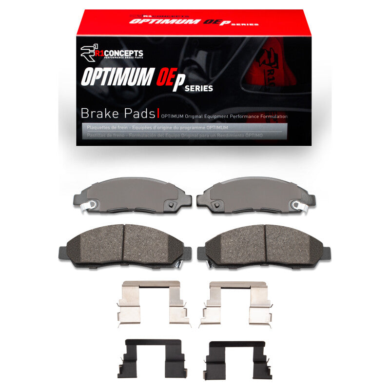 R1 Concepts R1 04-08 Chevrolet Colorado Front Optimum OE Pads & Hardware Kit
