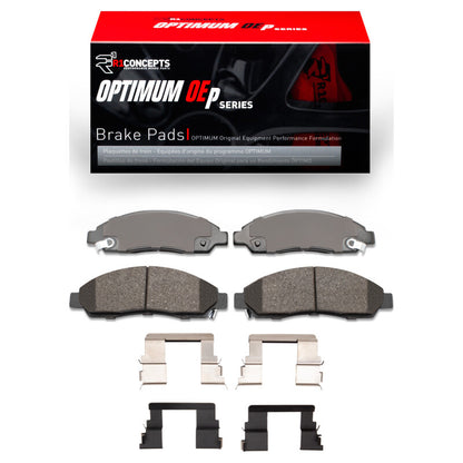 R1 Concepts R1 04-08 Chevrolet Colorado Front Optimum OE Pads & Hardware Kit