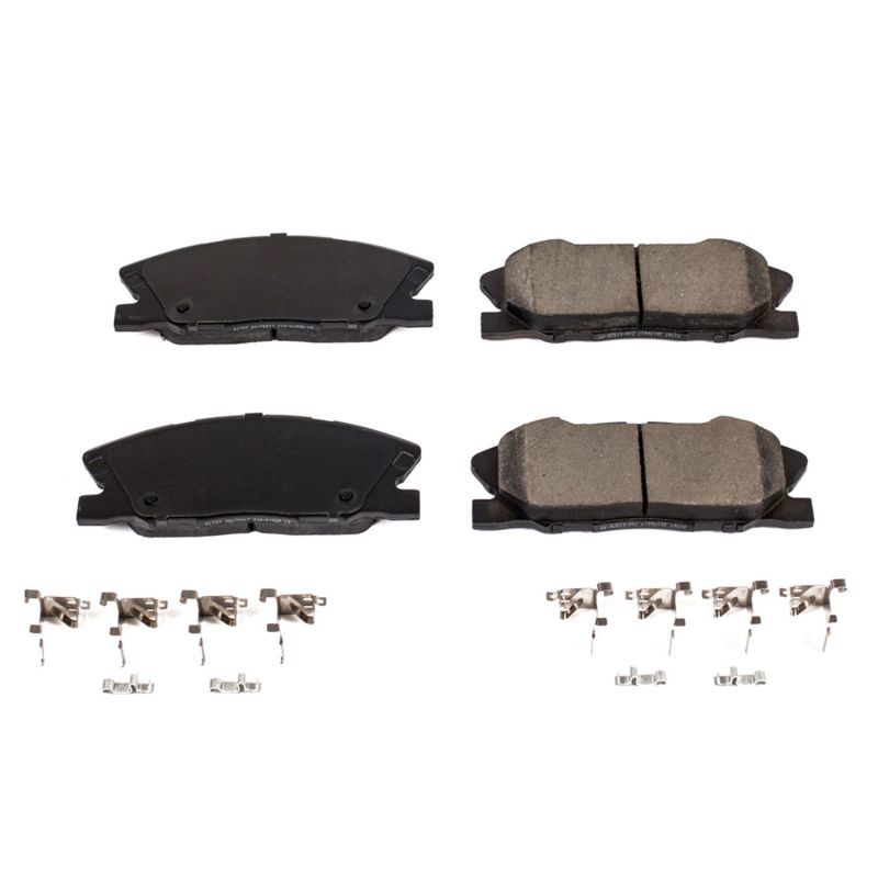 PowerStop Power Stop 2018 Dodge Challenger Front Z17 Evolution Ceramic Brake Pads w/Hardware