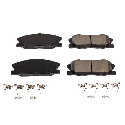 PowerStop Power Stop 2018 Dodge Challenger Front Z17 Evolution Ceramic Brake Pads w/Hardware