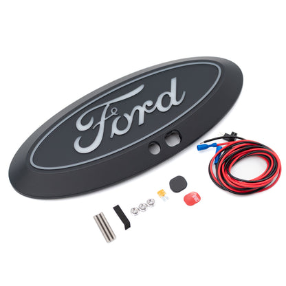 Putco 17-19 Ford SuperDuty Front Luminix Ford LED Emblem - w/ Camera CutOut