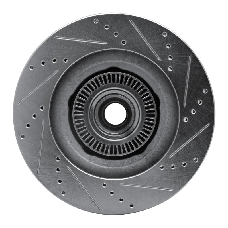 R1 Concepts R1 01-05 Ford Explorer Sport Trac Front Left Drilled & Slotted Silver Brake Rotor