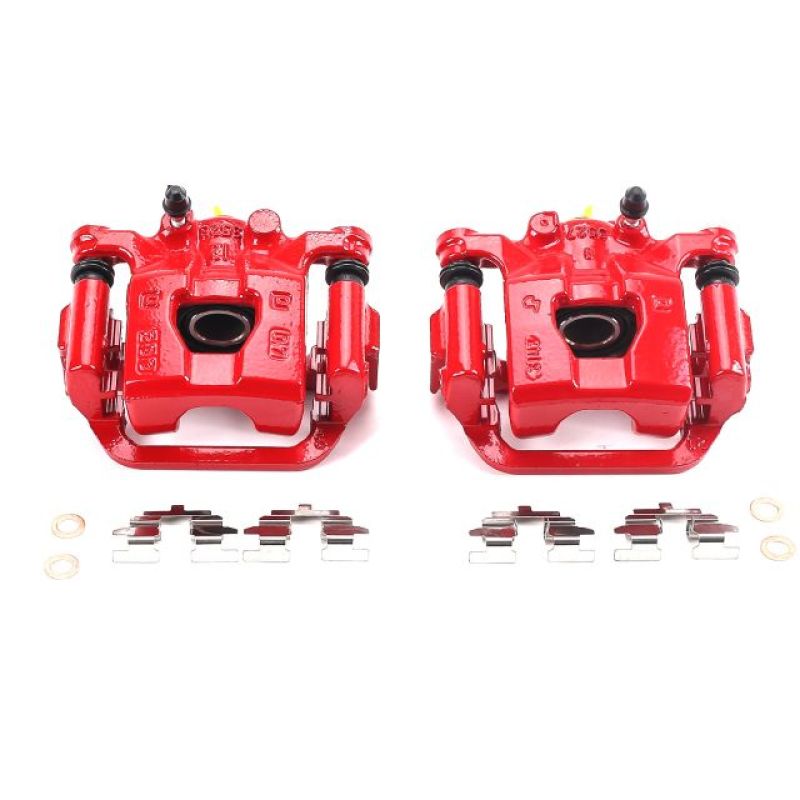PowerStop Power Stop 11-17 Nissan Juke Rear Red Calipers w/Brackets - Pair