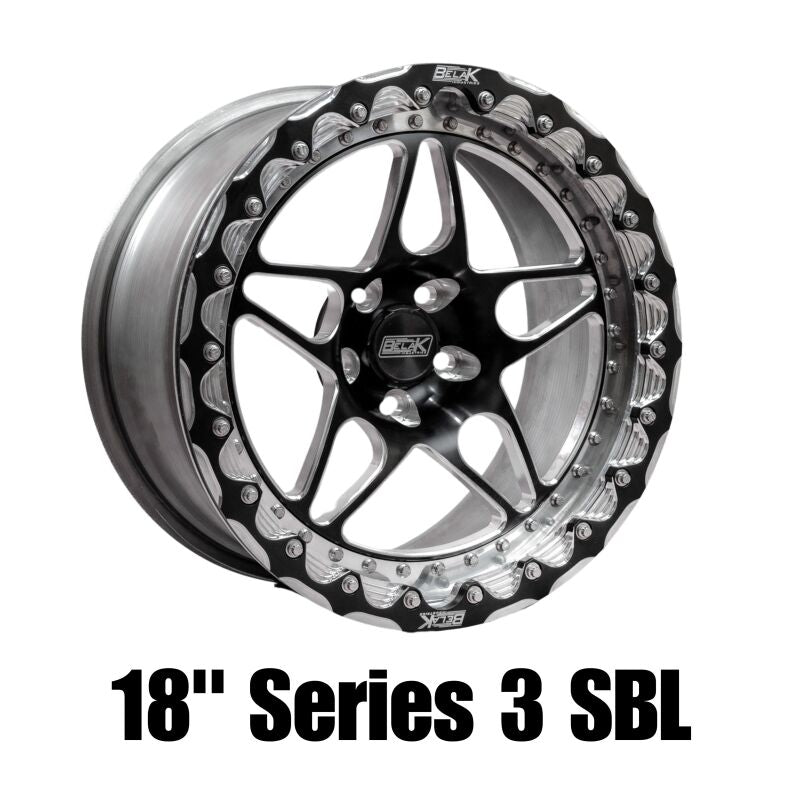 Belak Wheels Belak 18x6 / 2.75in BS / 5x120 BP / High Pad / Series 3 Wheel - Non-Beadlock