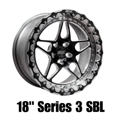 Belak Wheels Belak 18x6 / 2.75in BS / 5x120 BP / High Pad / Series 3 Wheel - Non-Beadlock