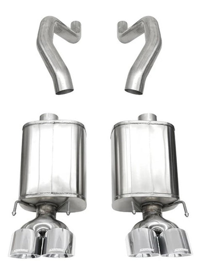 CORSA Performance Corsa 06-13 Chevy Corvette C6 Z06 7.0L / 09-13 ZR1 6.2L Polished Axle-Back Exhaust w/4.5in Twin Tips