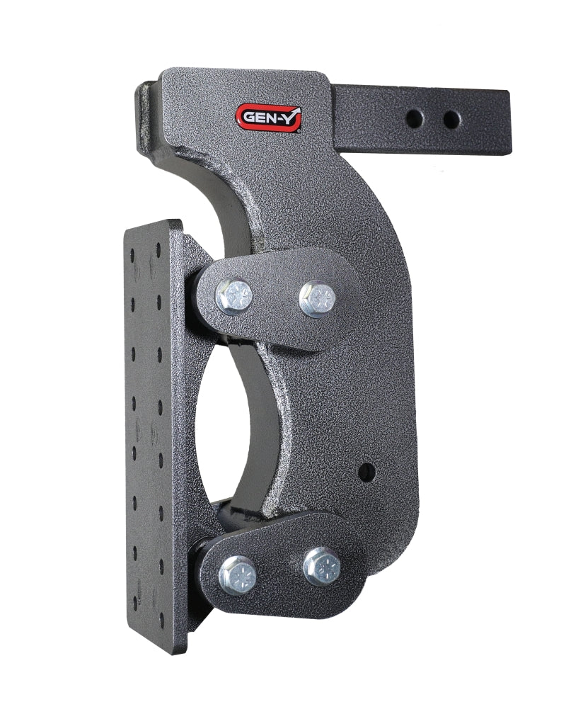 GEN-Y Hitch Gen-Y The Boss Torsion-Flex Pintle Plate 2.5in Shank 15in Drop 21K Hitch w/GH-0100 Stabilizer Kit