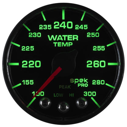 Autometer Spek-Pro - Nascar 2-1/16in Water Temp 100- 300F Bfb Ecu
