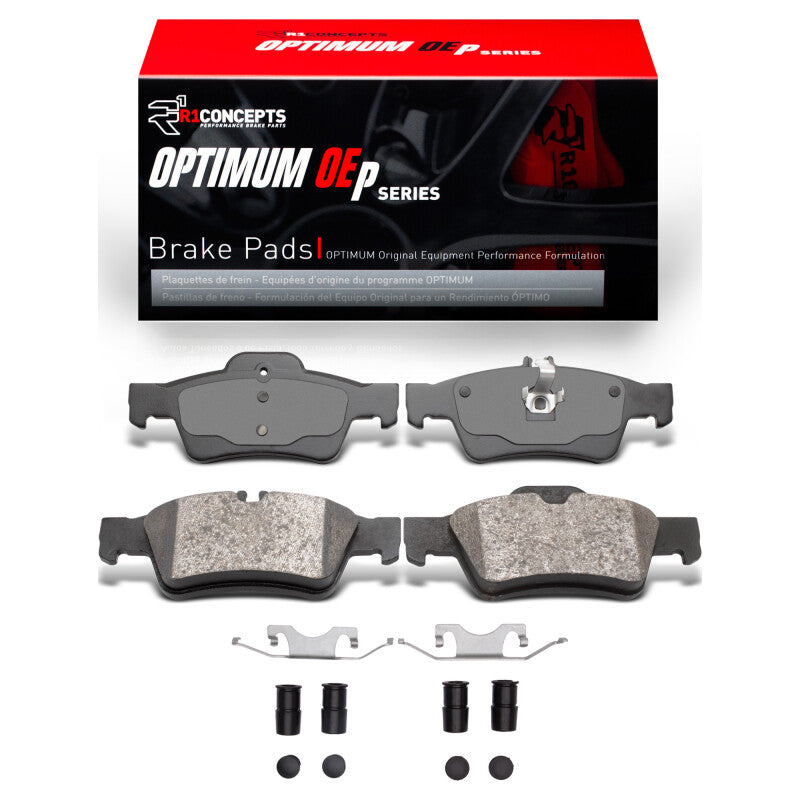 R1 Concepts R1 02-17 Mercedes-Benz E300 Rear Optimum OE Pads & Hardware Kit