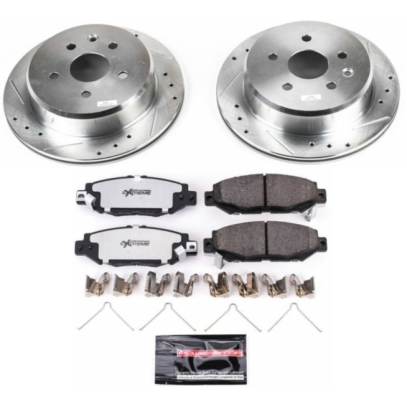 PowerStop Power Stop 92-98 Lexus SC300 Rear Z26 Street Warrior Brake Kit