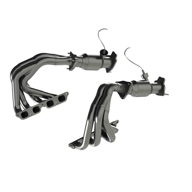 Kooks Headers Kooks 22+ Chevrolet C8 Corvette Z06 LT6 1-7/8in. x 2in. SS Tri-Y Headers w/ GREEN Cats