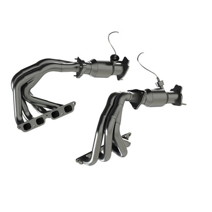 Kooks Headers Kooks 22+ Chevrolet C8 Corvette Z06 LT6 1-7/8in. x 2in. SS Tri-Y Headers w/ GREEN Cats