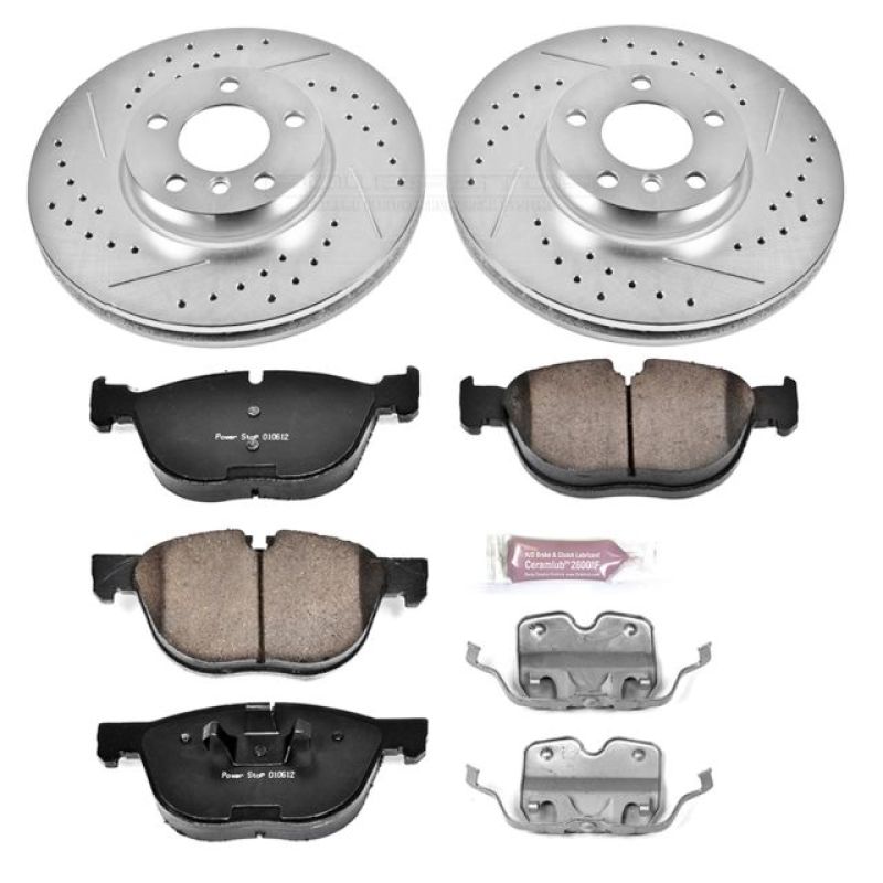PowerStop Power Stop 11-18 BMW X5 Front Z23 Evolution Sport Brake Kit
