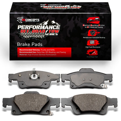 R1 Concepts R1 11-26 Jeep Grand Cherokee Wk Rear Off-Road/Tow Brake Pads