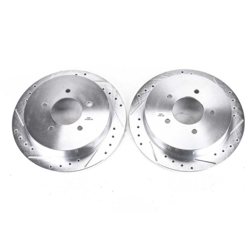 PowerStop Power Stop 97-00 Ford Expedition Rear Evolution Drilled & Slotted Rotors - Pair