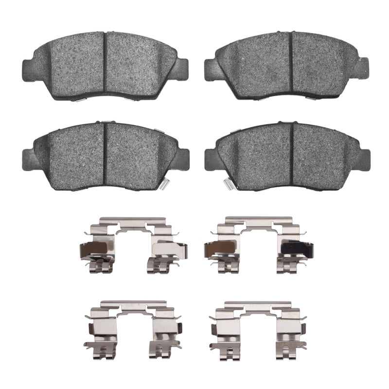 R1 Concepts R1 93-97 Honda Civic DEL SOL Front Performance Sport Pads & Hardware Kit