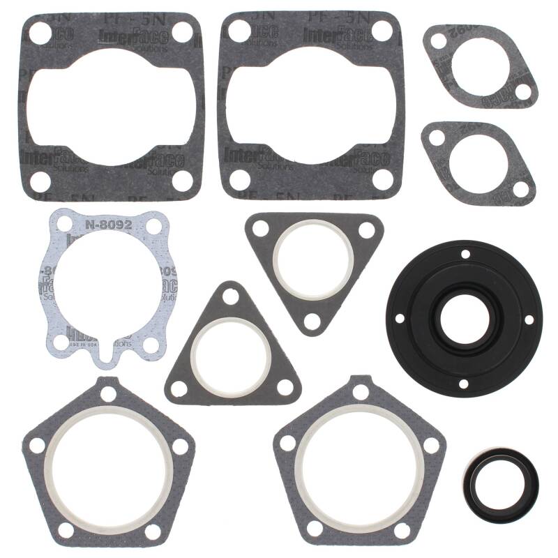 Vertex Pistons Vertex Gaskets 78-79 Polaris Apollo/Cobra Complete Gasket Kit w/ Oil Seals