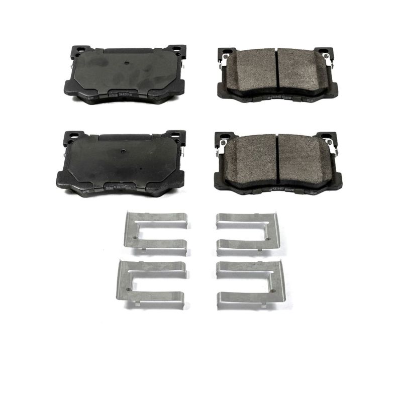 PowerStop Power Stop 17-19 Genesis G80 Front Z17 Evolution Ceramic Brake Pads w/Hardware
