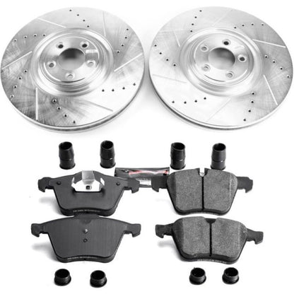 PowerStop Power Stop 2018 Jaguar XJ Front Z23 Evolution Brake Kit