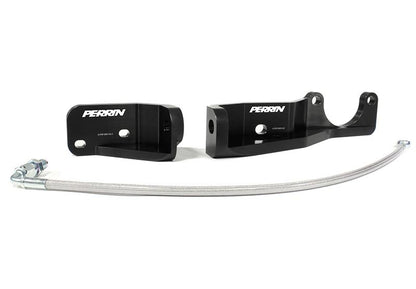 Perrin Performance PERRIN 15-21 Subaru Impreza/WRX/STI Pitch Stop Mount & Firewall Brace - Black