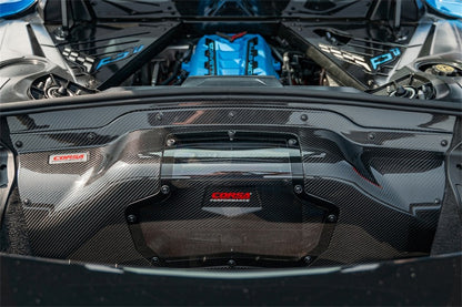 CORSA Performance Corsa 2020+ Chevrolet Corvette C8/Z06 Carbon Fiber Air Intake Trunk Panel with Polycarbonate