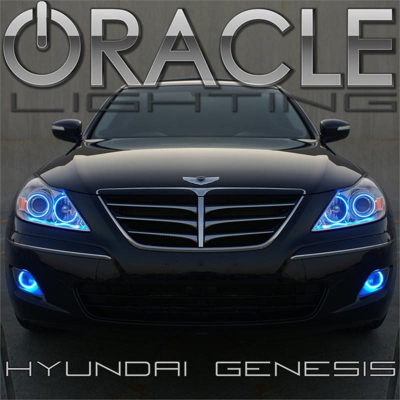 ORACLE Lighting Oracle Hyundai Genesis 09-10 Halo Kit - ColorSHIFT w/ 2.0 Controller