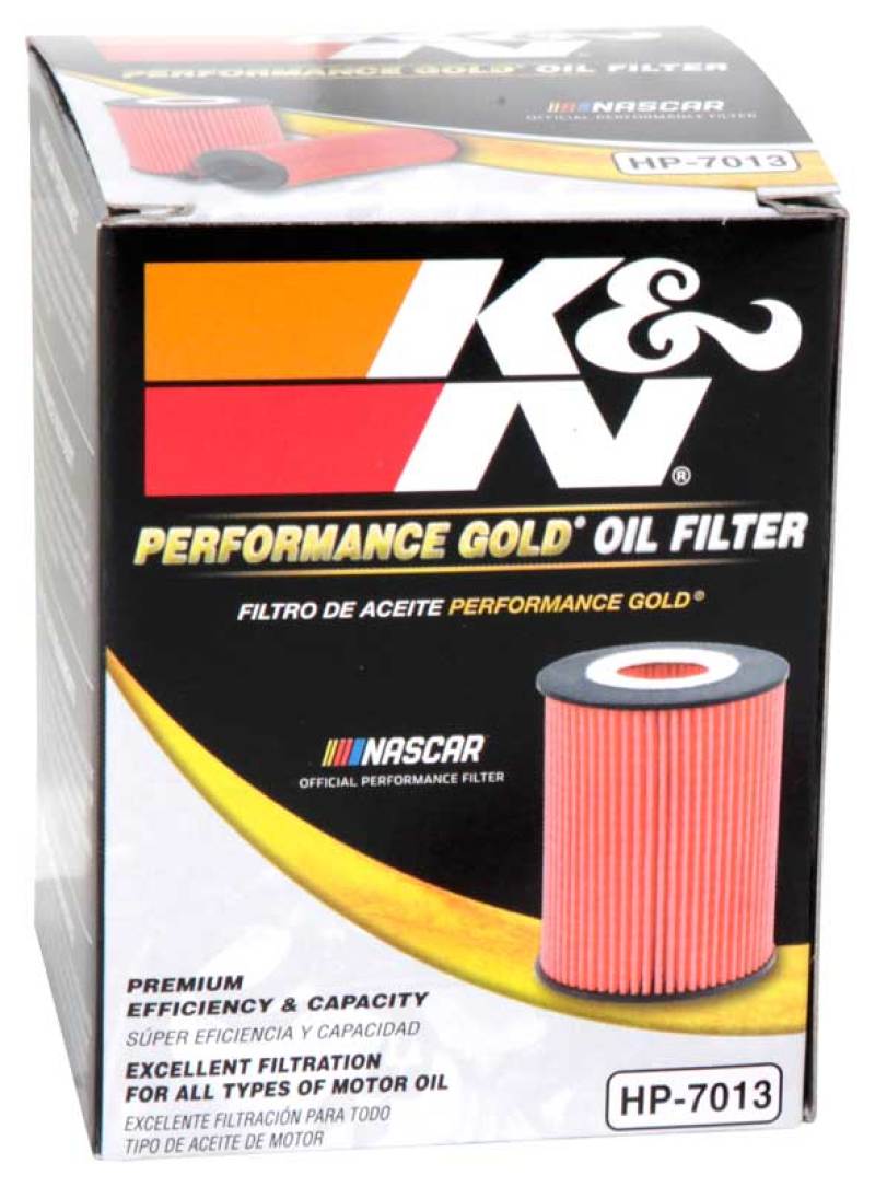 K&N Engineering K&N 07-09 Mazdaspeed3 Performance Gold Oil Filter (OEM style cartridge filter)