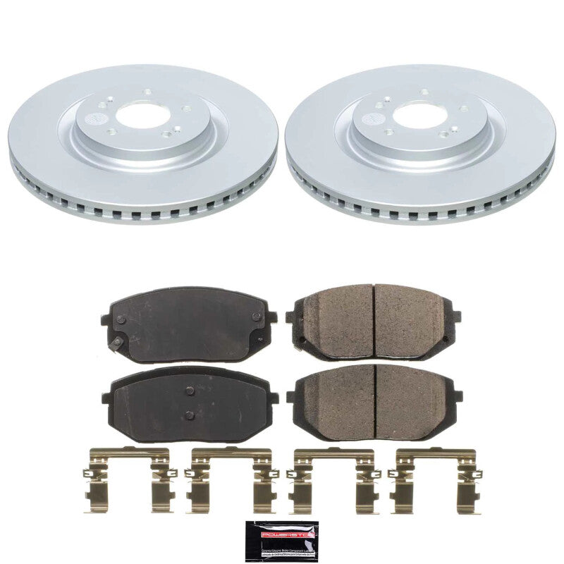 PowerStop Power Stop 21-23 Hyundai Sonata Front Z17 Coated Brake Kit