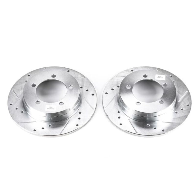 PowerStop Power Stop 90-94 Eagle Talon Rear Evolution Drilled & Slotted Rotors - Pair