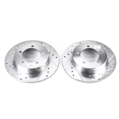 PowerStop Power Stop 90-94 Eagle Talon Rear Evolution Drilled & Slotted Rotors - Pair