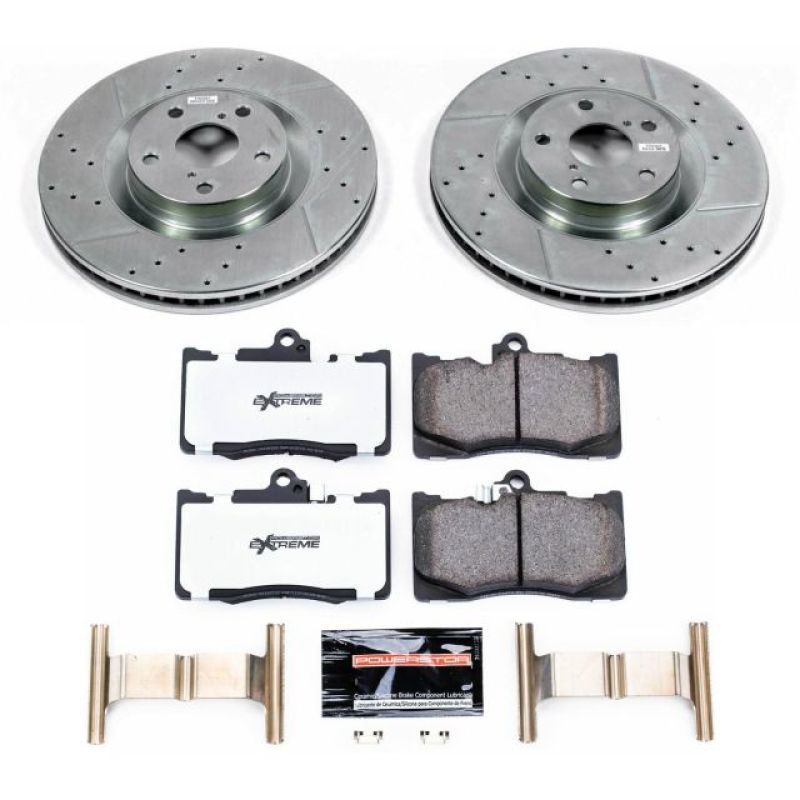 PowerStop Power Stop 13-19 Lexus GS350 Front Z26 Street Warrior Brake Kit