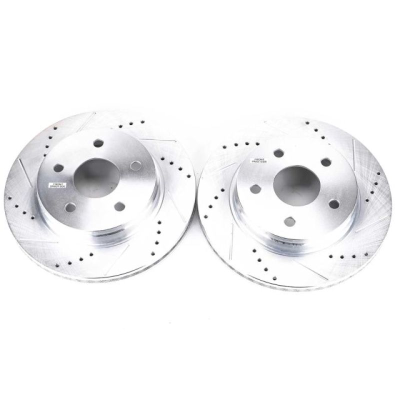 PowerStop Power Stop 07-09 Chrysler Aspen Front Evolution Drilled & Slotted Rotors - Pair