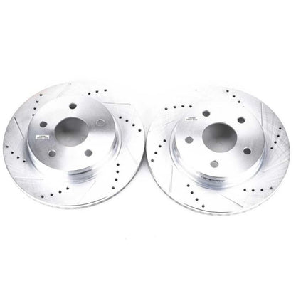 PowerStop Power Stop 07-09 Chrysler Aspen Front Evolution Drilled & Slotted Rotors - Pair