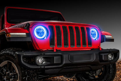ORACLE Lighting Oracle Jeep Wrangler JL/Gladiator JT LED Surface Mount Headlight Halo Kit ColorSHIFT 2