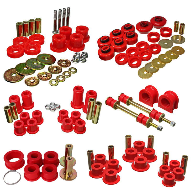 Energy Suspension 07-13 Chevrolet Silverado K1500 Master Set - Red