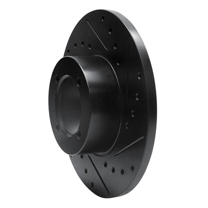 R1 Concepts R1 74-79 Lotus Elite Front Right Drilled & Slotted Black Brake Rotor