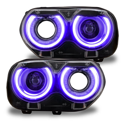 ORACLE Lighting Oracle 15-21 Dodge Challenger RGB+W Headlight DRL Upgrade Kit - ColorSHIFT - BC1