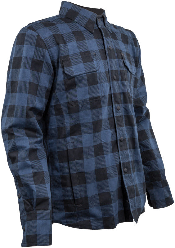 Speed and Strength True Grit Armored Motoshirt Navy/Black - Small