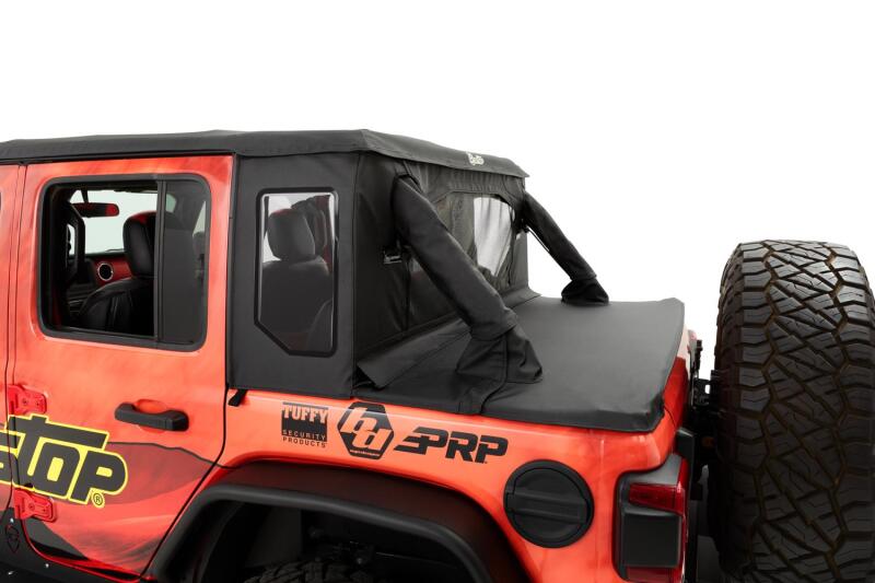 Bestop 18-26 Jeep Wrangler JL 2-Door Halftop Soft Top (Black Diamond)