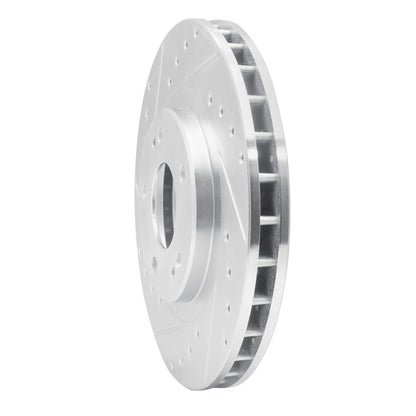 R1 Concepts R1 91-93 Dodge STEALTH Front Left Drilled & Slotted Silver Brake Rotor
