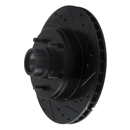 R1 Concepts R1 91-96 Buick Roadmaster Front Right Drilled & Slotted Black Brake Rotor