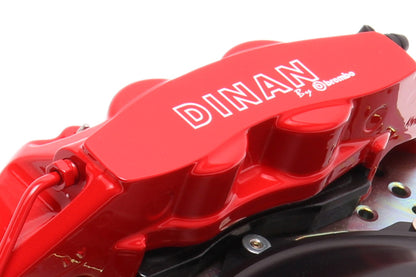 Dinan 11-13 BMW 335is Rear Brake Kit - Red Calipers - Drilled