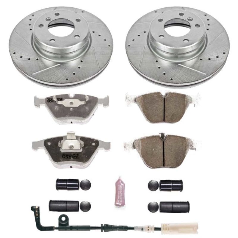 PowerStop Power Stop 04-06 BMW 525i Front Z26 Street Warrior Brake Kit
