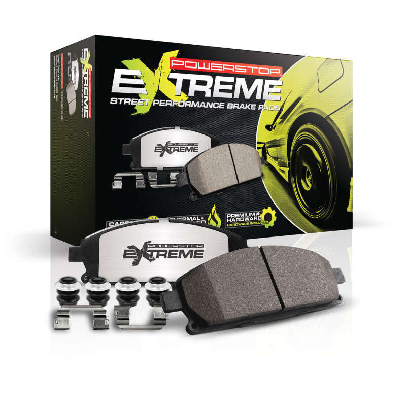 PowerStop Power Stop 08-13 BMW 128i Rear Z26 Extreme Street Brake Pads w/Hardware